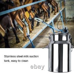 100-240V 7L Household Electric Goat Cow Milking Machine With Vacuum-Pulse Pu Dcl