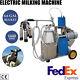 110v Us Plug Electric Cow Milking Machine Milker Pulsator With Piston Pump