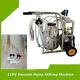110v Vacuum Pump Electric Bucket Cows Goats Farm Milk Machine 550w 25l