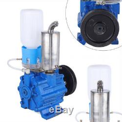 110V Vacuum Pump For Cow Milking Machine Milker Bucket Tank Barrel 250 L/min US