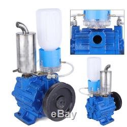 110V Vacuum Pump For Cow Milking Machine Milker Bucket Tank Barrel 250 L/min US