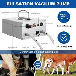 14L Cow Goat Two-in-one Milking Machine Automic Vacuum Pump With Check Valve
