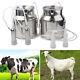 14l Double Head Milking Machine Vacuum Impulse Pump For Cow Milker Us Plug 110v