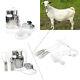 14l Double Head Milking Machine Vacuum Impulse Pump For Goat Milker Eu Plug 220v