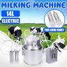 14l Electric Farm Milking Machine Vacuum Impulse Pump Charging Type For Cow