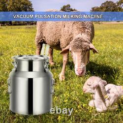 14L Electric Milking Machine Milker Automic Vacuum Pulsation Pump Cow Sheep Goat