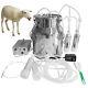 14l Electric Milking Machine Vacuum Impulse Pump Cowithgoat Milker Stainless Steel