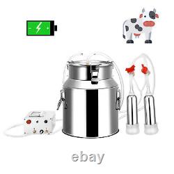14L Rechargeable Electric Cow Milking Machine Vacuum Pump Milker For Cow Cattle