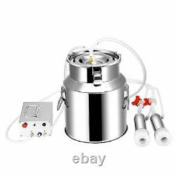 14L Rechargeable Electric Milking Machine Vacuum Pump Milker For Cow Sheep Goat