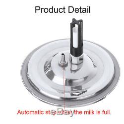 14L Upgraded Dual Head Milking Machine Vacuum Impulse Pump Cow Goat Milker Farm