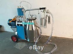 220V Electric Milk Milking Machine Fit For Cows Piston Type Milking Machine