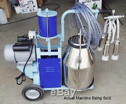 25L Electric Milker Milking Machine For Cows With Stainless Steel Ships from USA