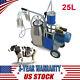 25l Electric Milker Milking Machine For Goats Cows Withbucket 2 Plug 12cows/hour