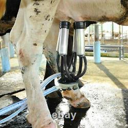 25L Electric Milking Machine For Farm Cows 304 Stainless Steel Bucket cow Milker