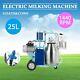 25l Electric Milking Machine For Goats Cows Withbucket 2 Plug 12cows/hour Mps