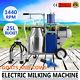 25l Electric Milking Machine For Goats Cows Withbucket 304 Stainless Steel 1440rpm