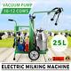 25l Electric Milking Machine For Farm Cows Bucket 220v Stainless Steel Good