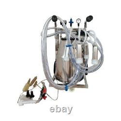 25L Electric Milking Machine Piston Cow and Goat Milker Machine with Regulator S