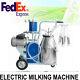 25l Electric Piston Vacuum Pump Milking Machine For Farm Cows Stainless Steel