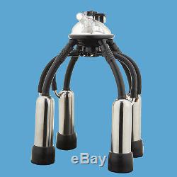 25L Portable Cow Milker Bucket Tank Milking Machine 304 StainlessSteel Farm tool