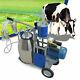 25l Vacuum Pump Auto Electric Milking Machine Fits For Farm Cow Sheep Goat Us