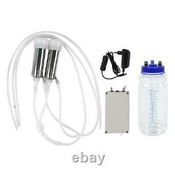 2L Electric Milking Machine Portable Stainless Steel Milker For Cows Goat Supply
