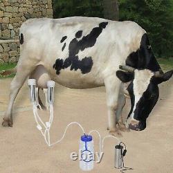 2L Electric Milking Machine Portable Vacuum Cattle Cow Milking Machine Sheep