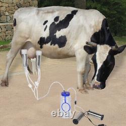 2L Goat Sheep Cow Milking Kit Portable Electric Milking Machine With 2 Pumps DP3