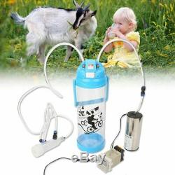 3L Portable Electric Milking Machine Cow Sheep Goat Milk Impulse 110-240V US Plu