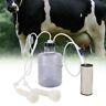 3l Pump Milking Machine Goat Sheep Cow Milking Kit Portable Vacuum-pulse Eu Plug