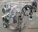 4mul8 Oil-free Electric Vacuum Pump Milking Machine Cows Double Tank + Extras