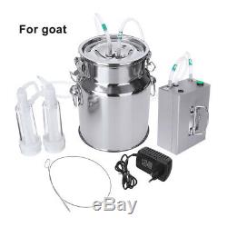5L Auto Stop Electric Milking Machine Host Vacuum impulse Pump Cow Goat Milker