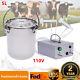 5l Dual Head Goat Cow Milking Machine Goat Milker 304 Stainless Steel Bucket