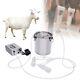 5l Dual Head Sheep Goat Cow Milking Machine Vacuum Impulse 304 Steel Pump Milker