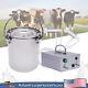 5l Dual Head Sheep Goat Cow Milking Machine Vacuum Impulse 304 Steel Pump Milker