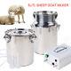 5l Dual Head Sheep Goat Cow Milking Machine Vacuum Impulse Pump Milker Stainless