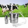 5l Electric Impulse Sheep Goat Cow Milker Milking Machine Bucket 100-240v