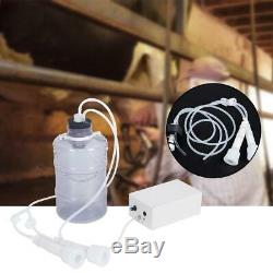5L Electric Milking Machine Cow Goat Big Suction Capacity Milking Machine 110V