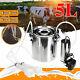 5l Electric Milking Machine Cow Goat Milker Stainless Steel Tank Double Heads