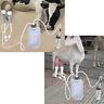 5l Electric Milking Machine Portable Vacuum Pump Cow Goat Milker Tank 100-240v