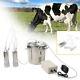 5l Electric Milking Machine Vacuum Impulse Pump Cow Goat Milker Stainless Steel