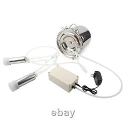 5L Electric Milking Machine Vacuum Impulse Pump Cow Milker Stainless Steel