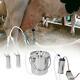 5l Electric Milking Machine Vacuum Impulse Pump Stainless Steel Cow Goat Milker
