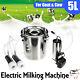 5l Electric Milking Machine Vacuum Impulse Pump Stainless Steel Cowithgoat