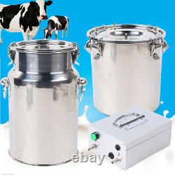 5L Electric Milking Pulsator Vacuum Pump Air Cow Milking Machine Cow Milker 110V