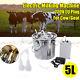 5l Farm Dual Head Milking Electric Machine Impulse Vacuum Pump 60kpa Cow A