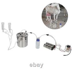 5L Goat Sheep Cow Milking Kit Portable Electric Impulse Milking Machine for Goat