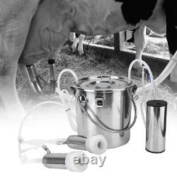 5L Household Electric Cow Milking Machine With Direct Suction Pump for Cow Fod