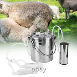 5L Household Electric Goat Cow Milking Machine with Vacuum-Pulse Pump
