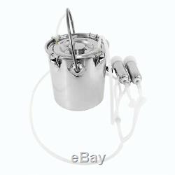 5L Portable Electric Milking Machine Food-Grade Material For Farm Cow Cattle
